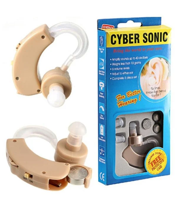 Cyber Sonic Hearing Aid Amplifier cord less sound adjustable