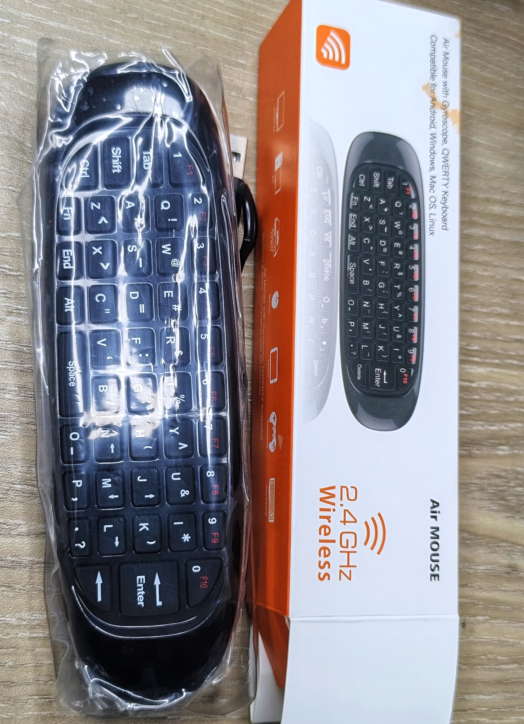 Wireless Air Mouse C120 3-Axis with Keyboard & Remote