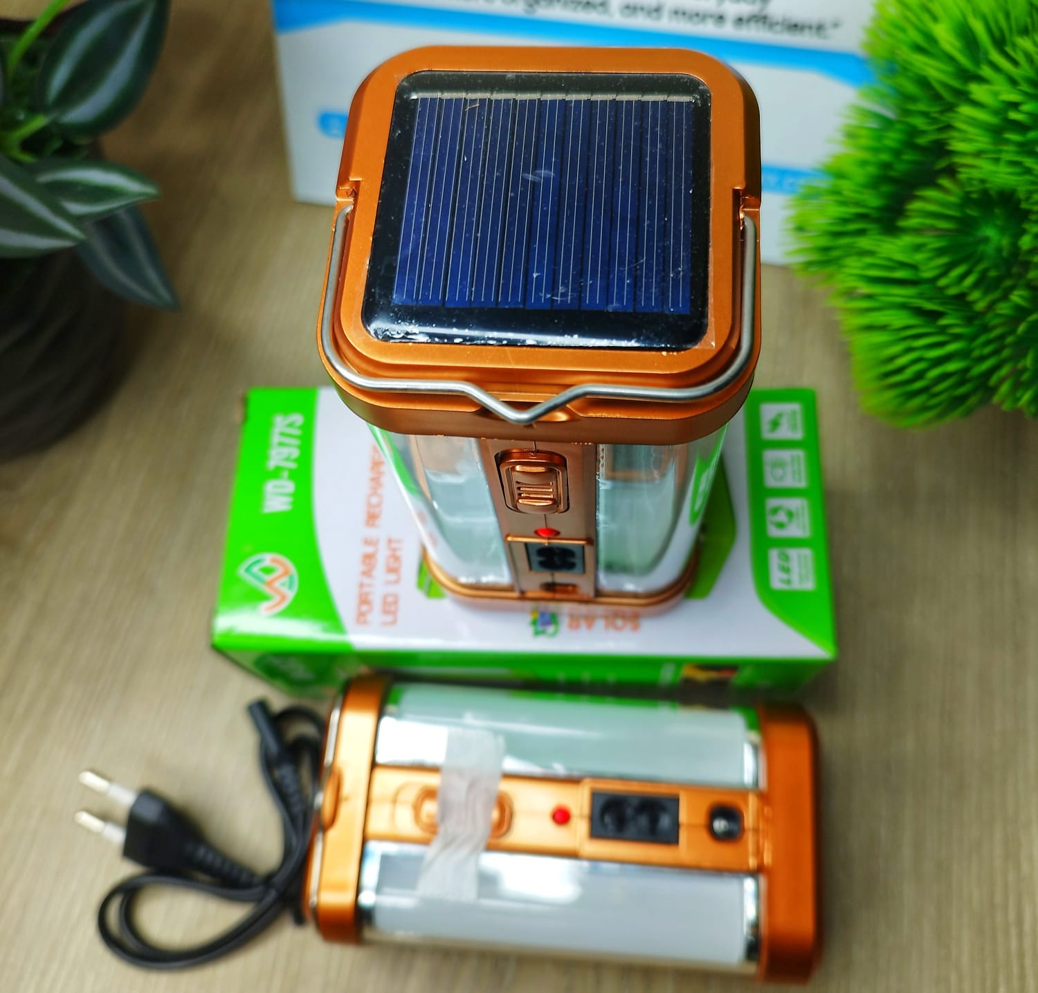 JOYKALY YG7-7977s SOLAR Rechargeable Light best quality emergency light with portable handle