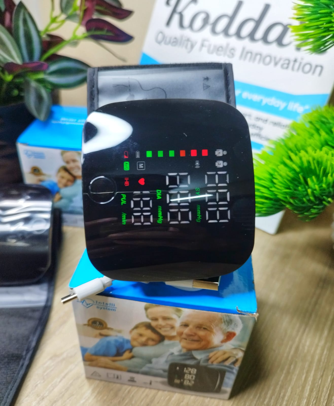 Automatic Rechargeable Digital Touch Screen Wrist type Blood-Pressure Machine