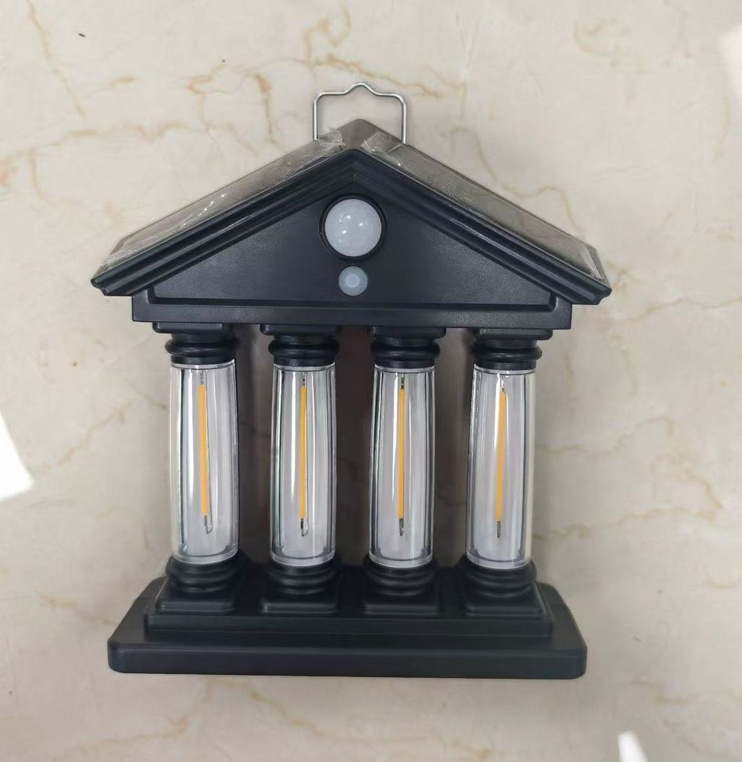 Motion Sensor Solar Light Outdoor LED Wall Lamp