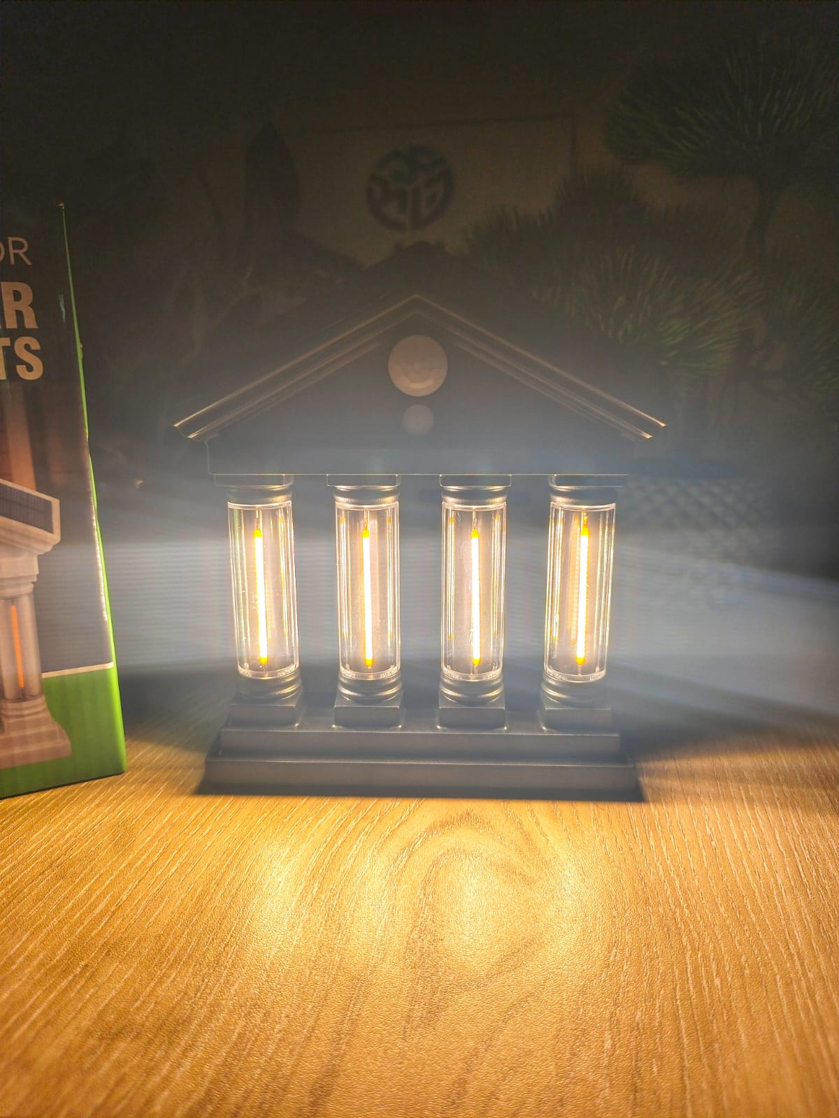 Motion Sensor Solar Light Outdoor LED Wall Lamp