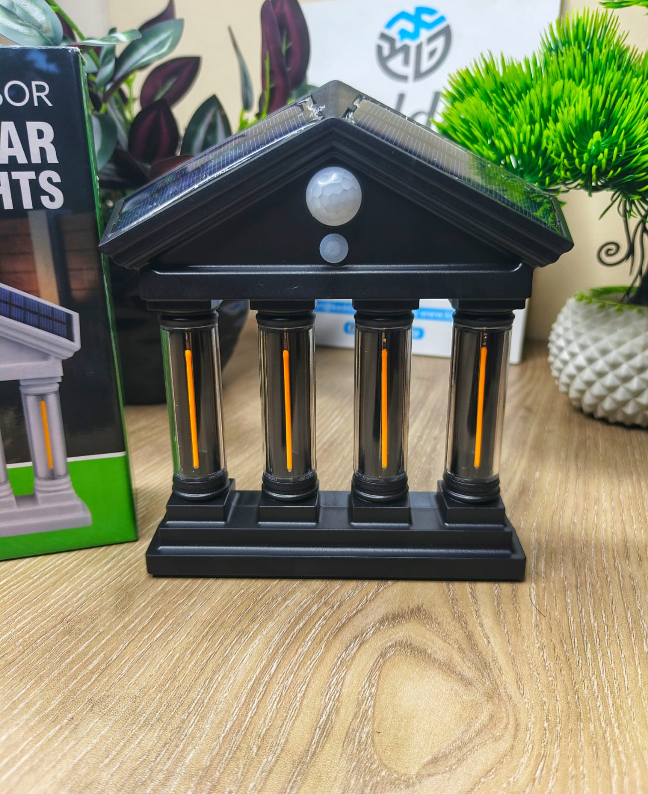 Motion Sensor Solar Light Outdoor LED Wall Lamp