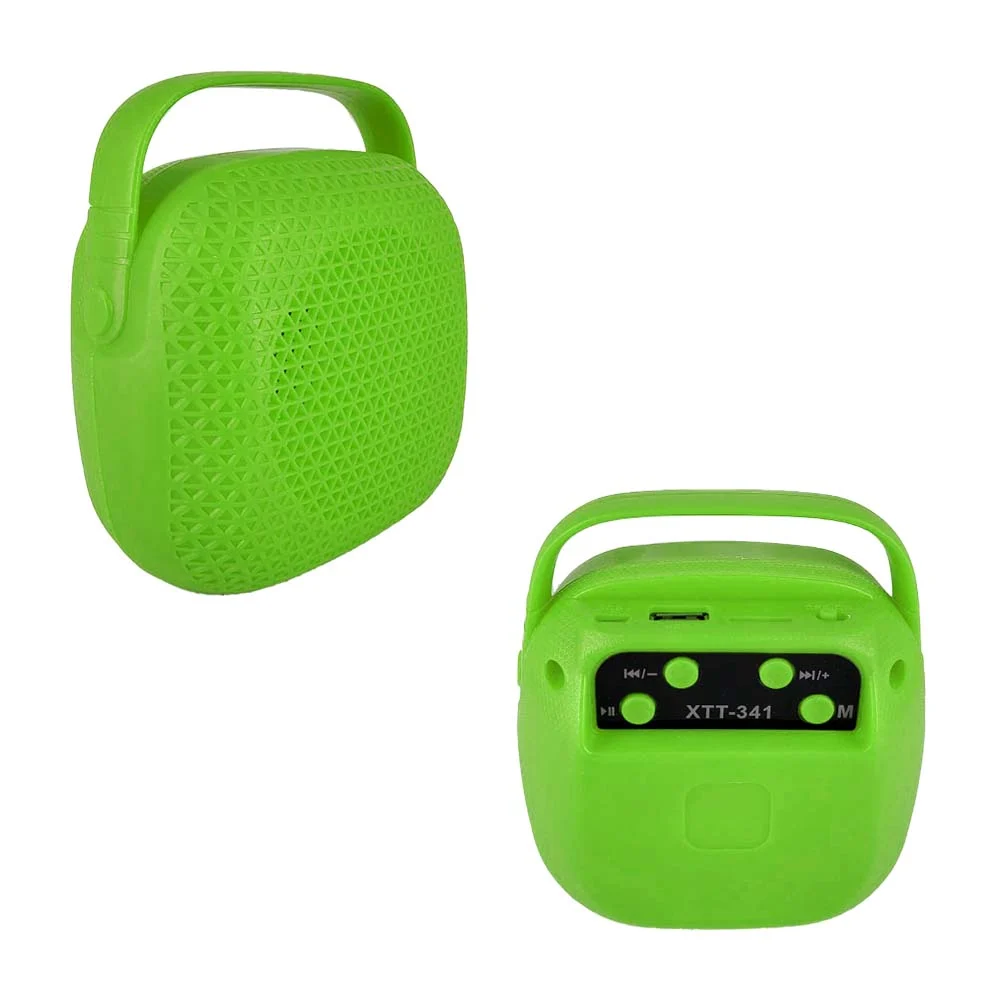 Square Shaped Mini Wireless Bluetooth Speaker with USB-TF Port and Handle