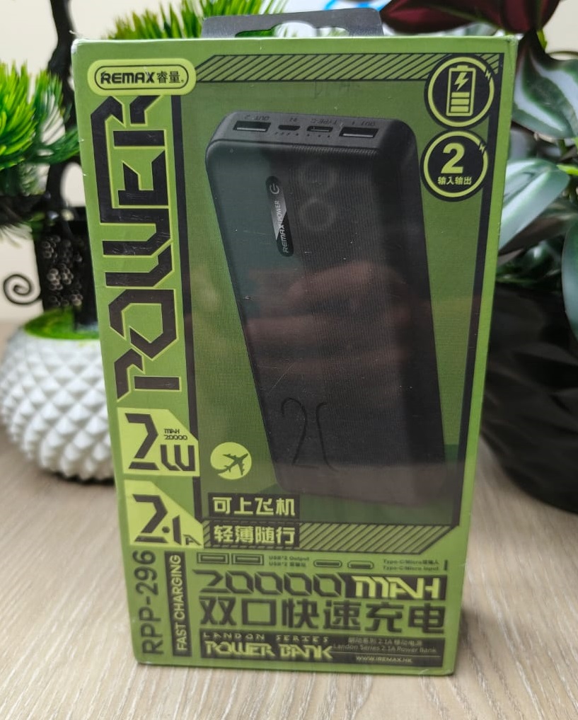 Remax RPP-296 20000mah Fast Charging Power Bank