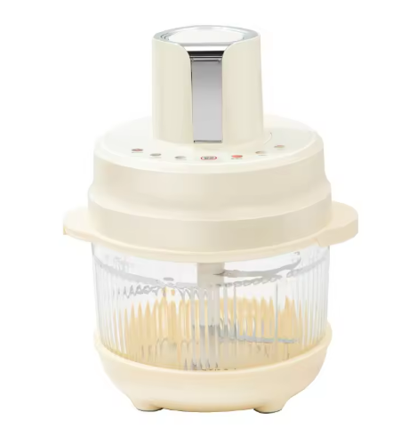 Multifunctional Glass Meat Grinder Dough Kneader Vegetable Chopper 3-in-1 Baby Food Blender