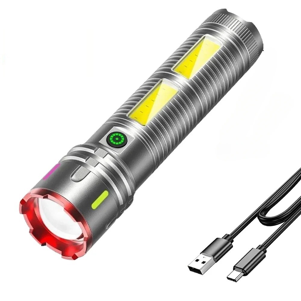 X03 Rechargeable Torch Light with Aluminum Alloy Body