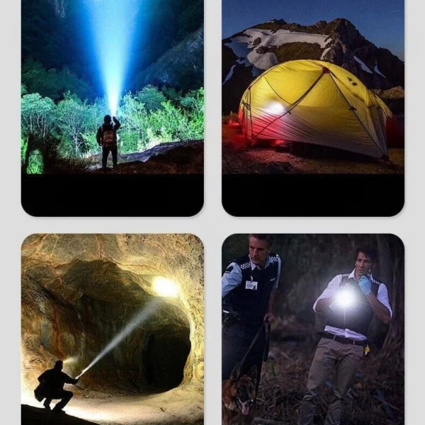 X03 Rechargeable Torch Light with Aluminum Alloy Body