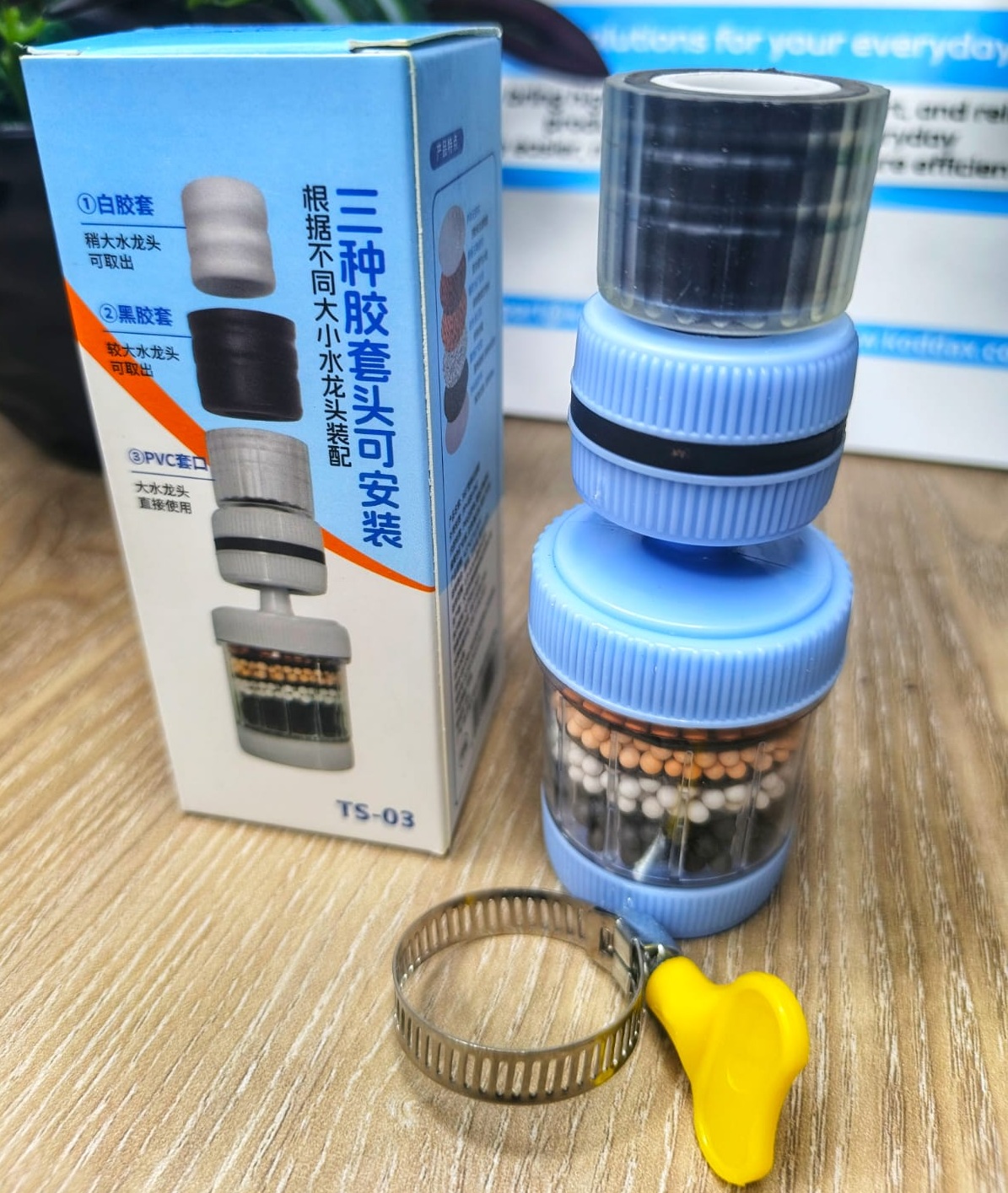 Universal Six-Layer Removable Washable Household Faucet Filter