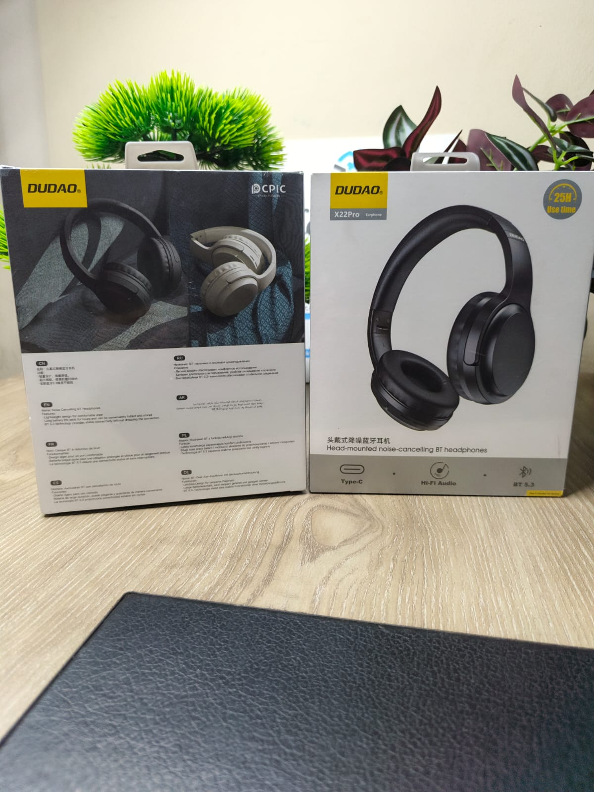 Dudao X22Pro on-ear wireless Bluetooth 5.3 headphones - black