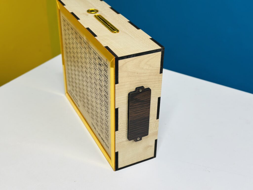 Wooden Savings Box – 1 Lakh BDT