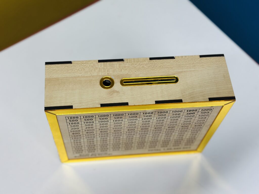 Wooden Savings Box – 1 Lakh BDT