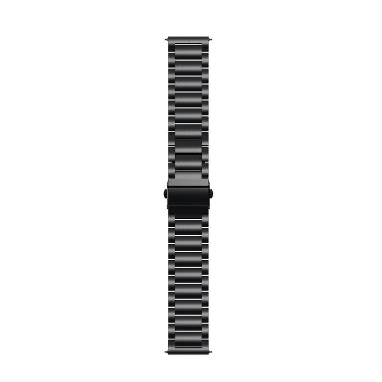 20mm Metal Strap For Smartwatch – Black Color