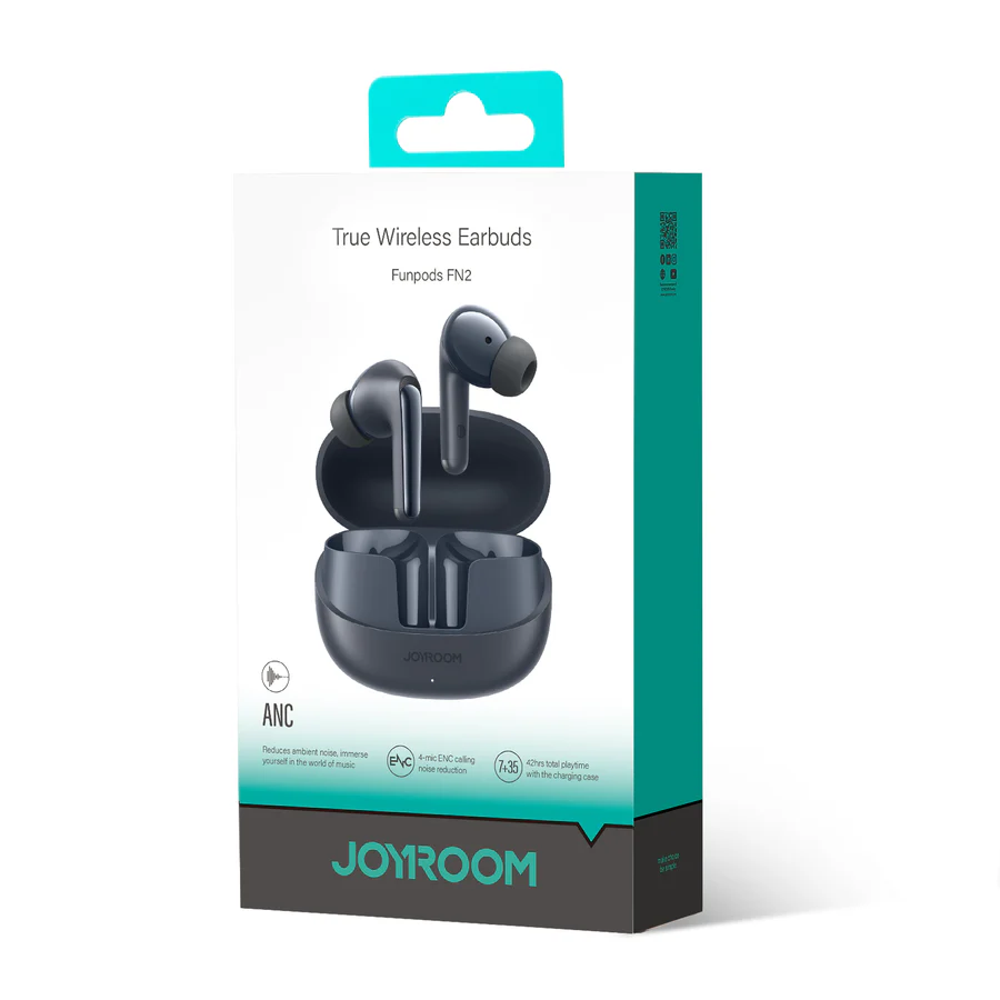 Joyroom JR-FN2 ANC True Wireless earphones-Black
