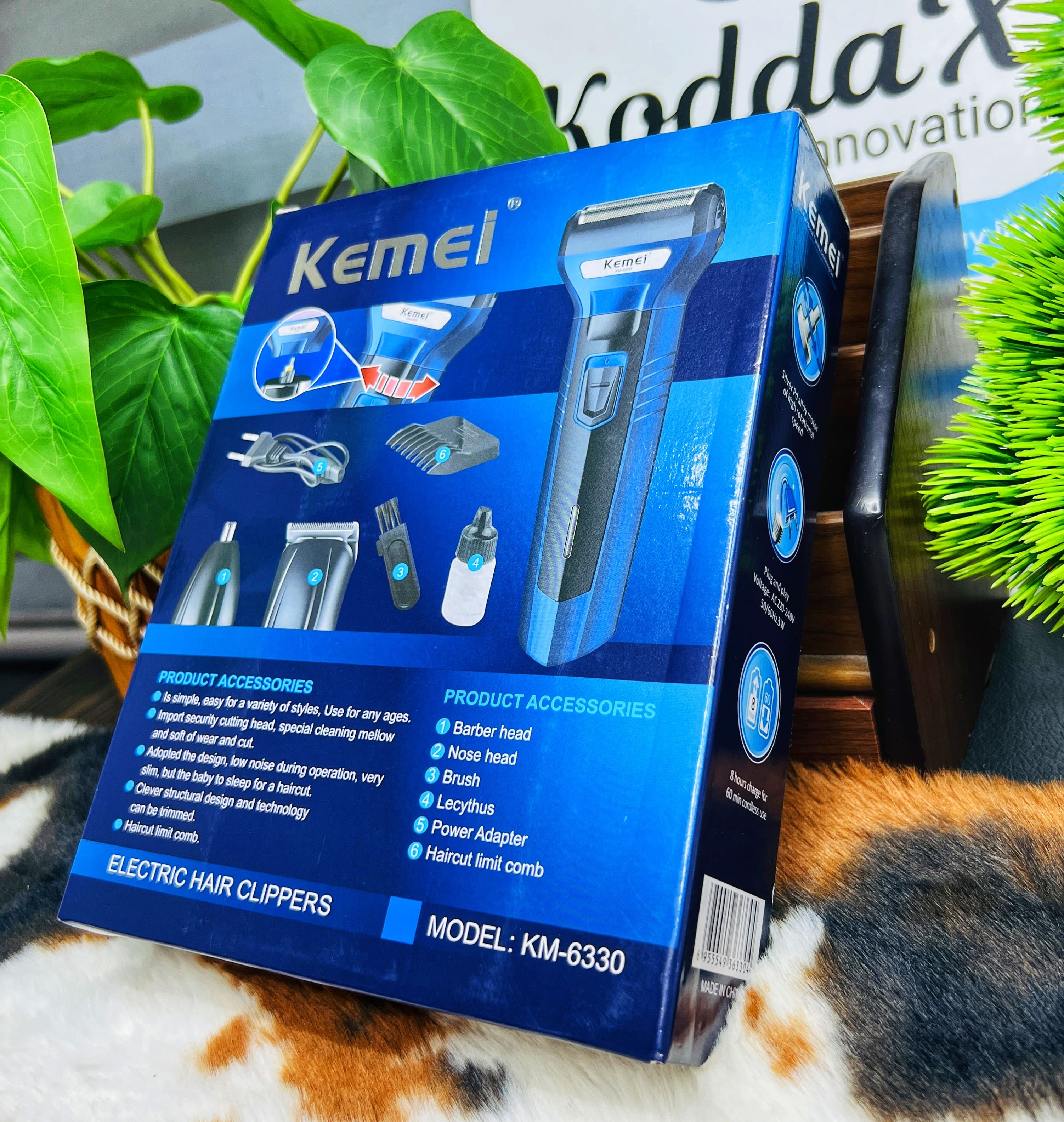 Kemei KM-6330 3 in 1 Electric Hair Clipper