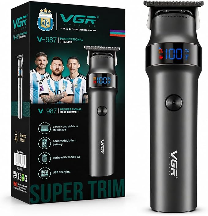 VGR V-987 Professional Hair Trimmer Red