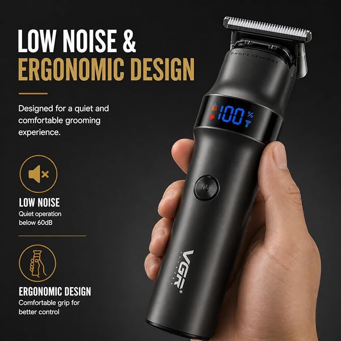 VGR V-987 Professional Hair Trimmer Red