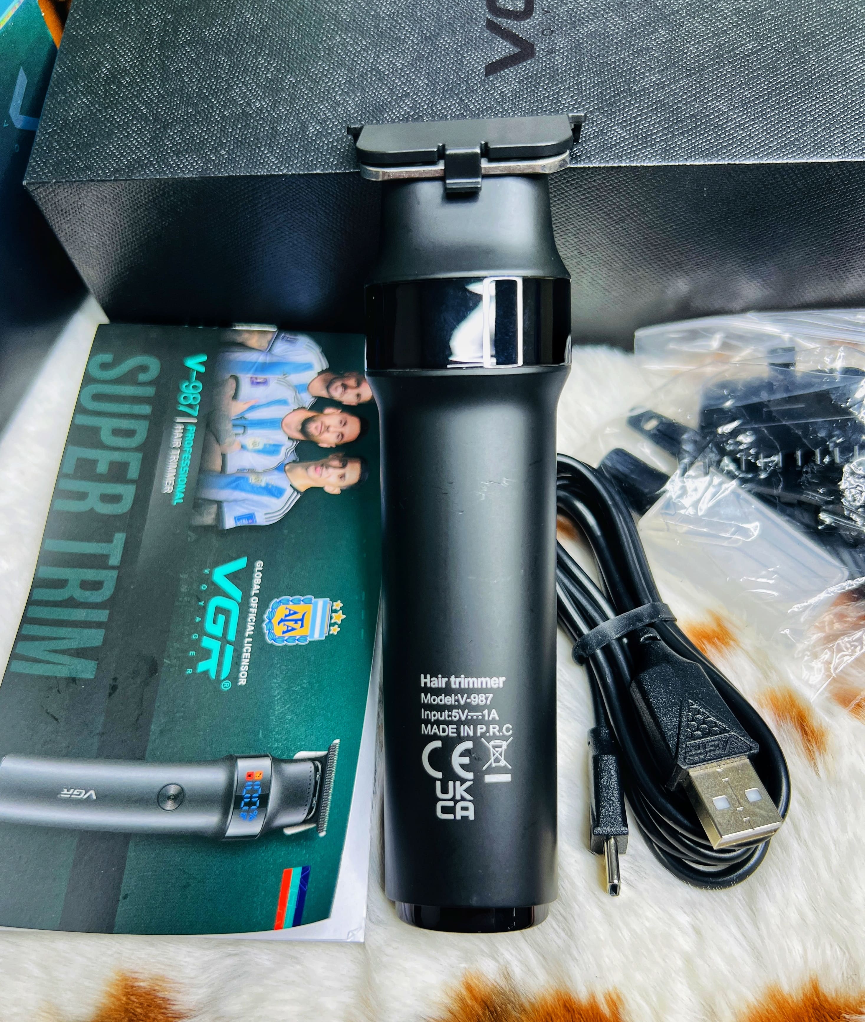 VGR V-987 Professional Hair Trimmer Red