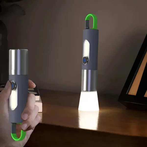 Digital Portable and Rechargeable Torch Flashlight