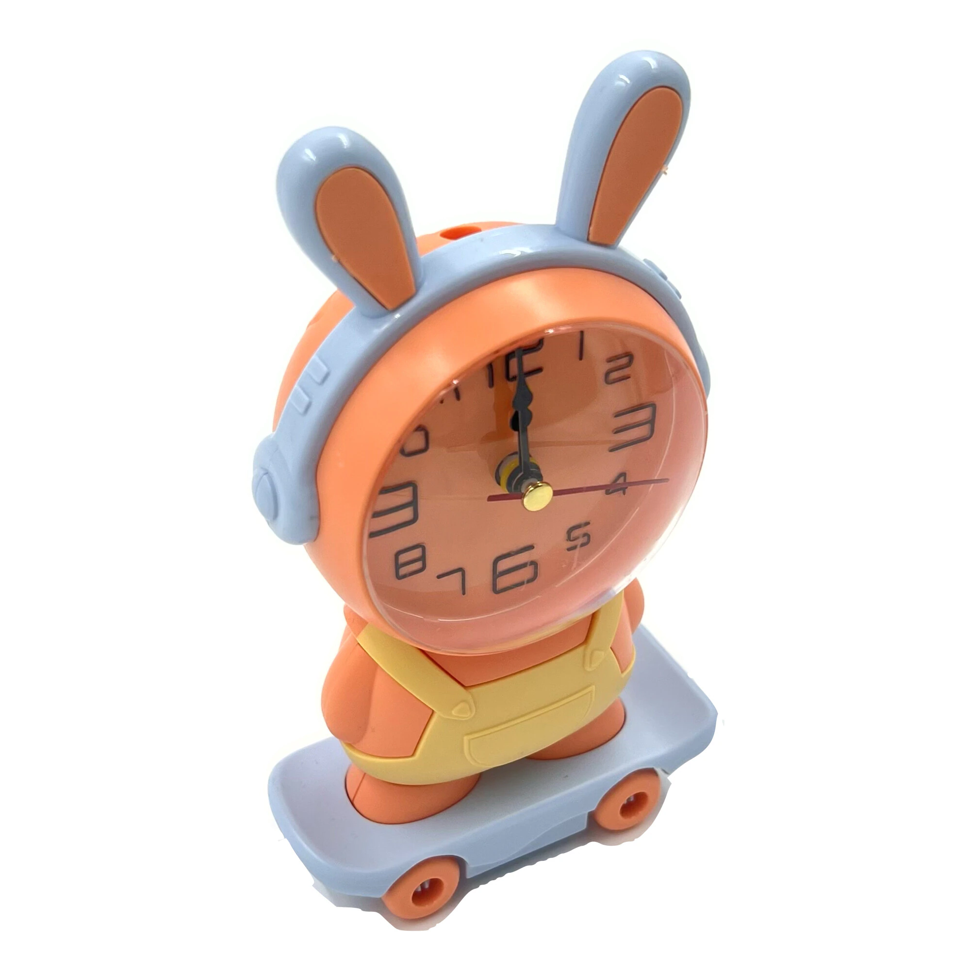 Skateboard Cartoon Clock