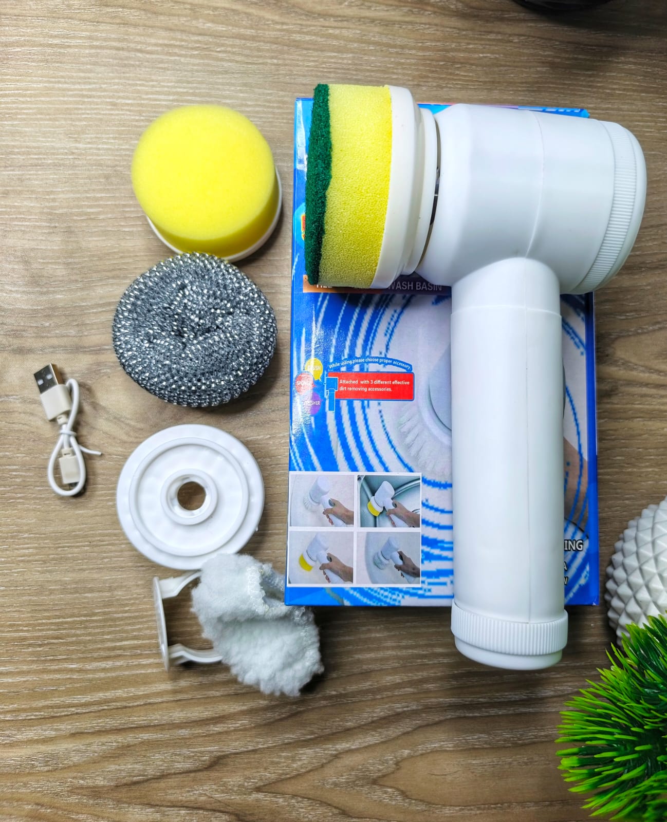 5-in-1 Electric Magic Brush Cleaner