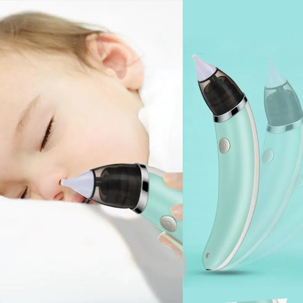 Baby Nose Cleaner with Different Levels of Suction USB Rechargeable Nasal Aspirator