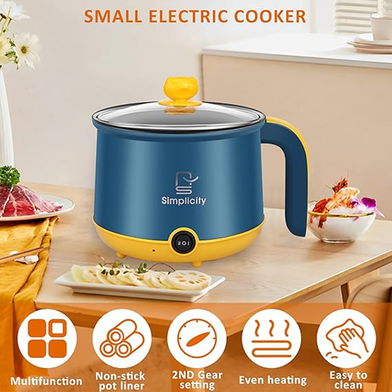 Household 1.8 Liter Electric Cooking Pot for Rice Pot and Portable Electric Hot Pot HOME HOTEL and Cooking Electric Rice Cooker