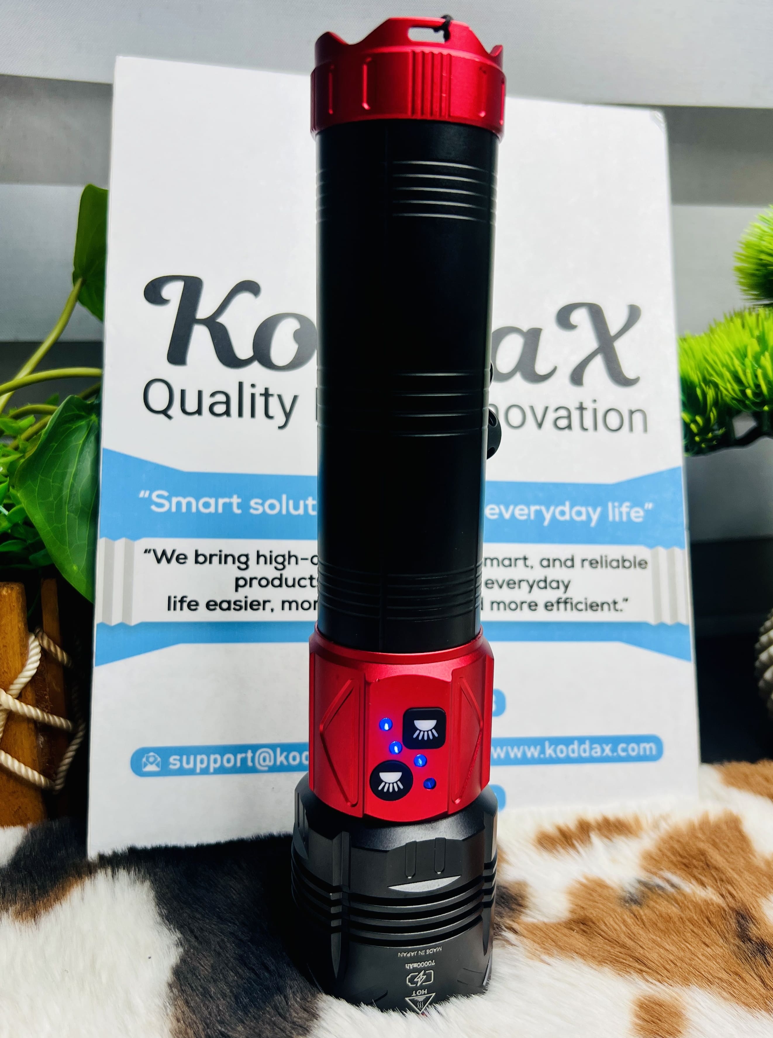 Rechargeable High-Power Black Kobra Light