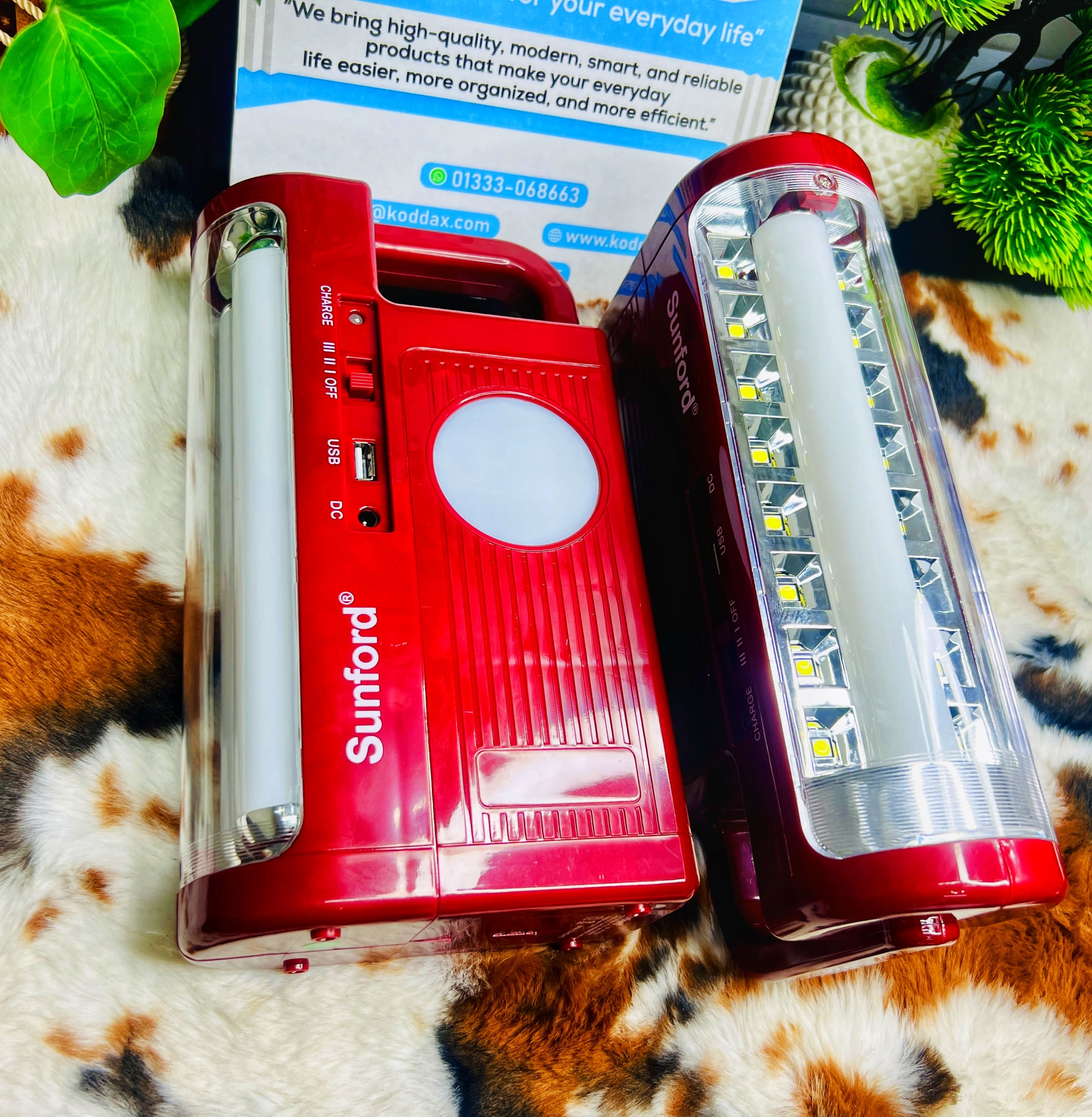 Sunford Rechargeable Emergency Lantern - SF-4820F SF - 4835F