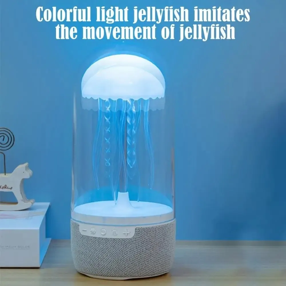 Creative Bluetooth Jellyfish Speaker with Colorful Octopus Lights