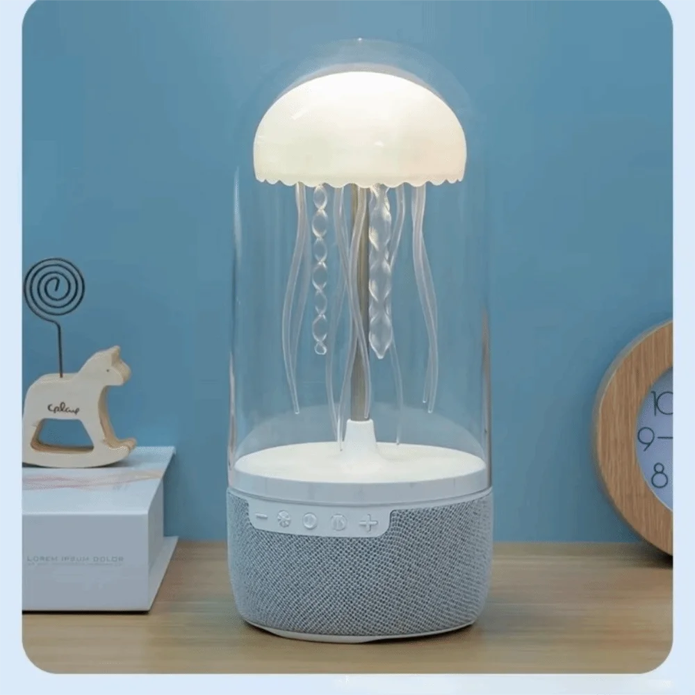 Creative Bluetooth Jellyfish Speaker with Colorful Octopus Lights