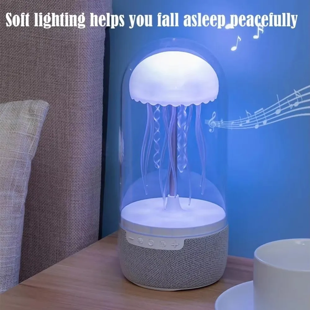 Creative Bluetooth Jellyfish Speaker with Colorful Octopus Lights