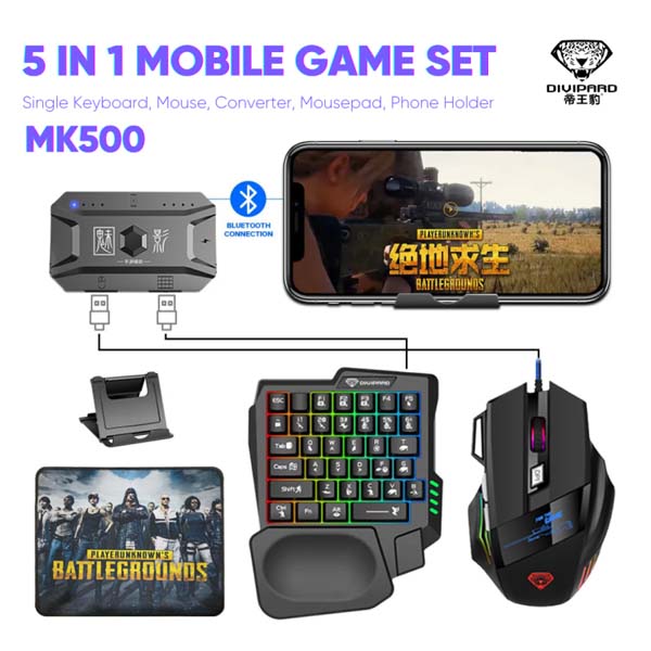 GearUP K190 Mobile Gaming RGB Keyboard & Mouse Combo
