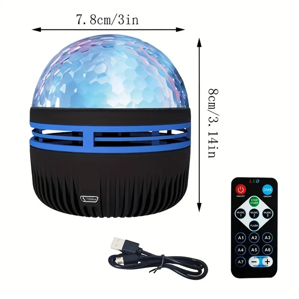 Mini Party LED Nightlight Projector Automatic Rotating Color
