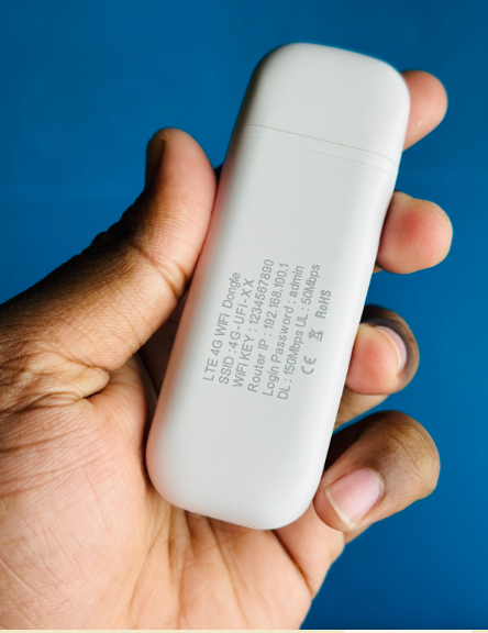 4G LTE WiFi Modem- Support All Bangladesh SIM Cards- White Color