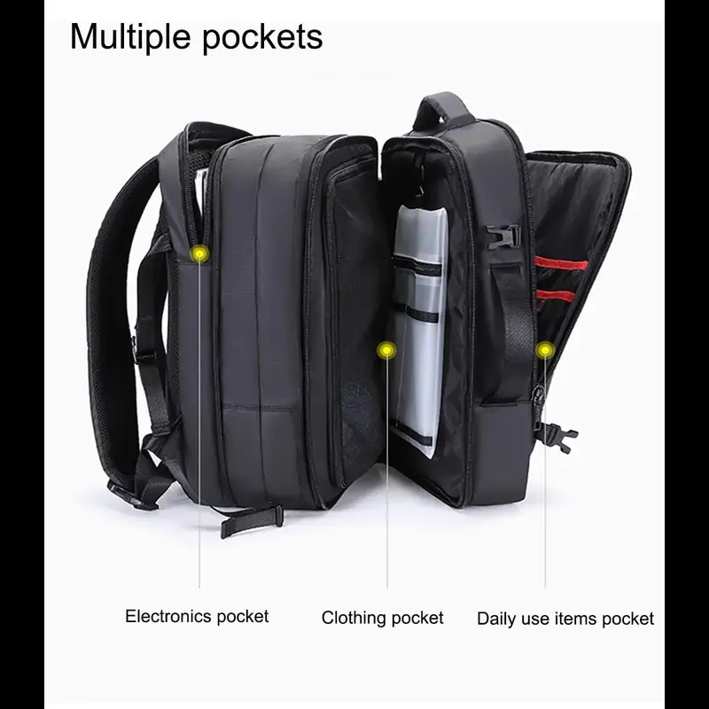 Arctic Hunter B00350 Expandable Travel Backpack