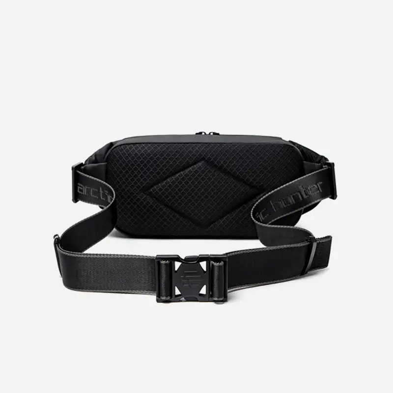 Arctic Hunter YB00029 Waist Bag 3 Pocket Fanny Pack, Water/Scratch Resistant Anti-Theft Passport Bag for Travel