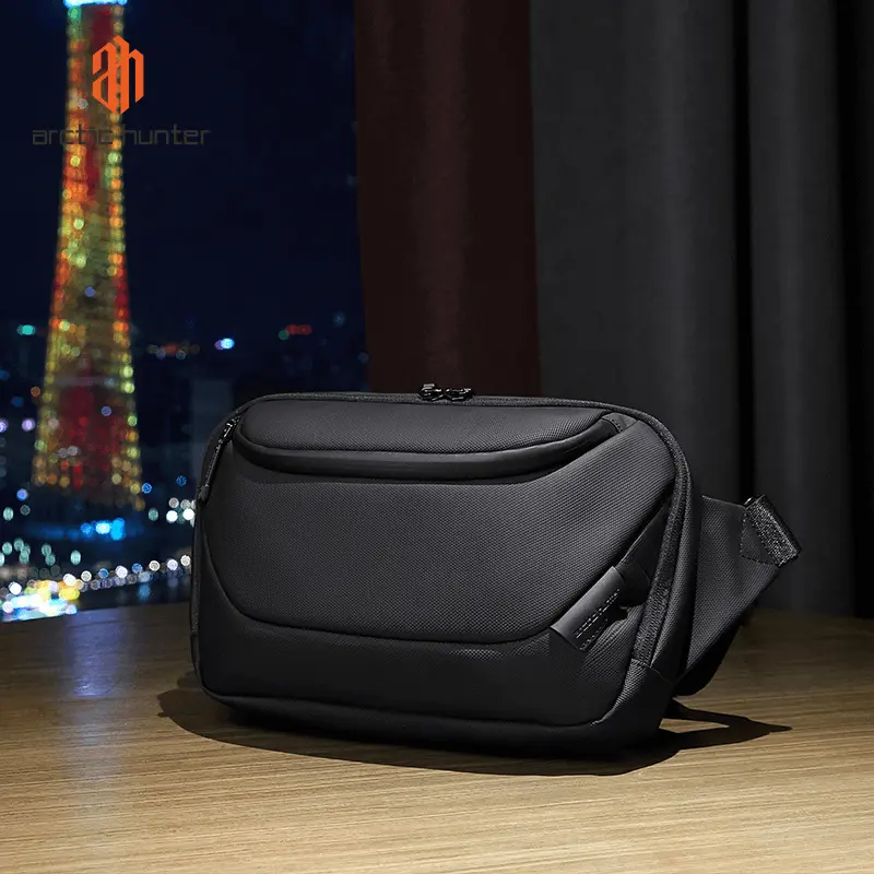 Arctic Hunter Y00561 Stylish Crossbody Bag Anti-Theft Water Repellent Chest Bag for Men Women on Shopping Travel Office Hiking