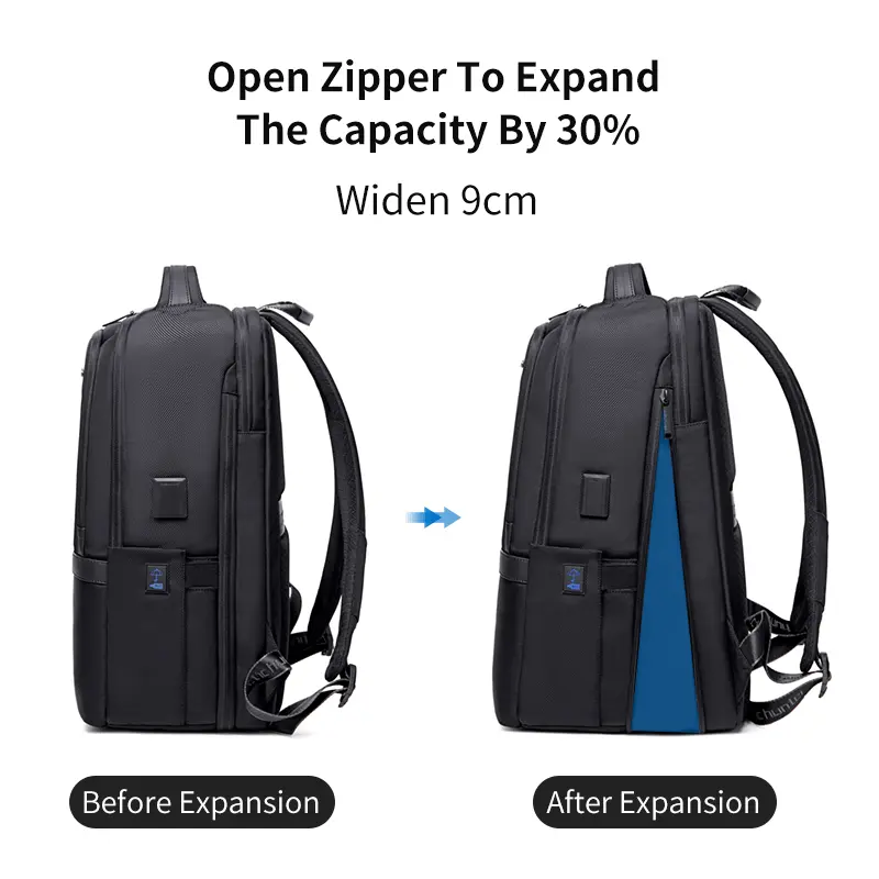 Arctic Hunter B00490 Business Backpack for Men Heavy Duty 27L Expanded Laptop Backpack for Upto 16-inch Laptop
