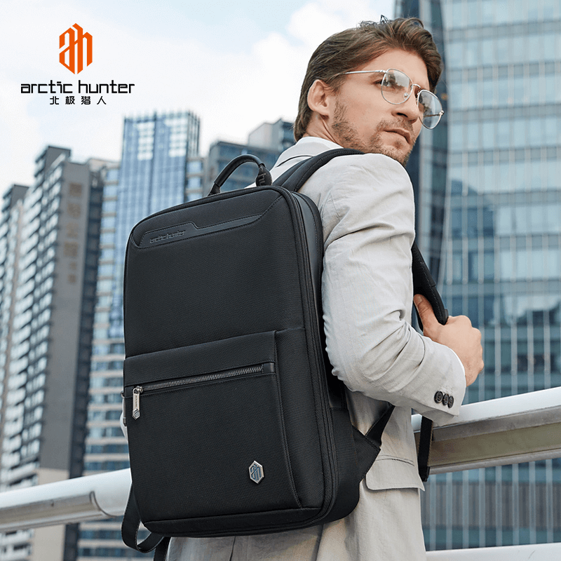 Arctic Hunter B00410 Business Laptop Backpack for Men and Women 15-inch Expandable Shoulder bag for School College Office and Travel