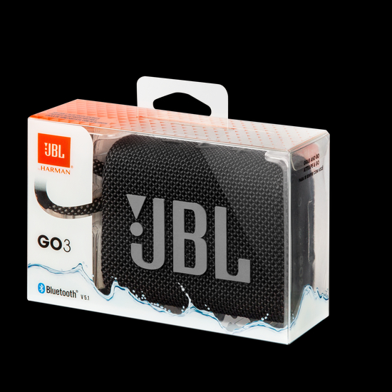 JBL GO3 Portable Bluetooth Speaker (IP67 Waterproof) BLACK