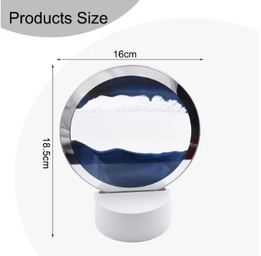 3D Hourglass Deep Sea Sandscape