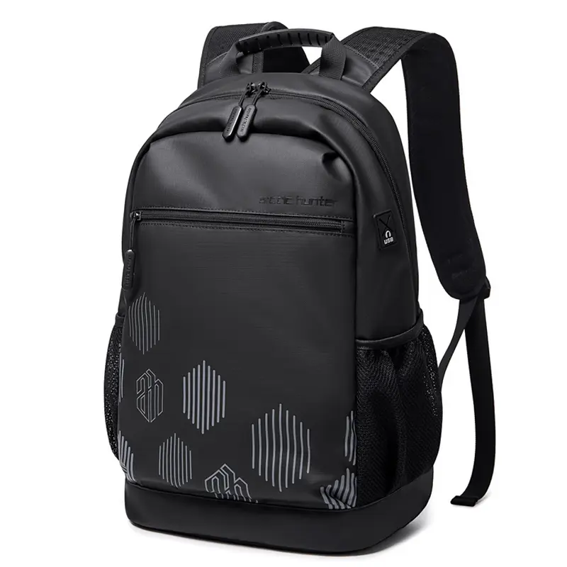 Arctic Hunter B00489 Casual Backpack Water Resistant College School Bag with Built in USB Port For Unisex