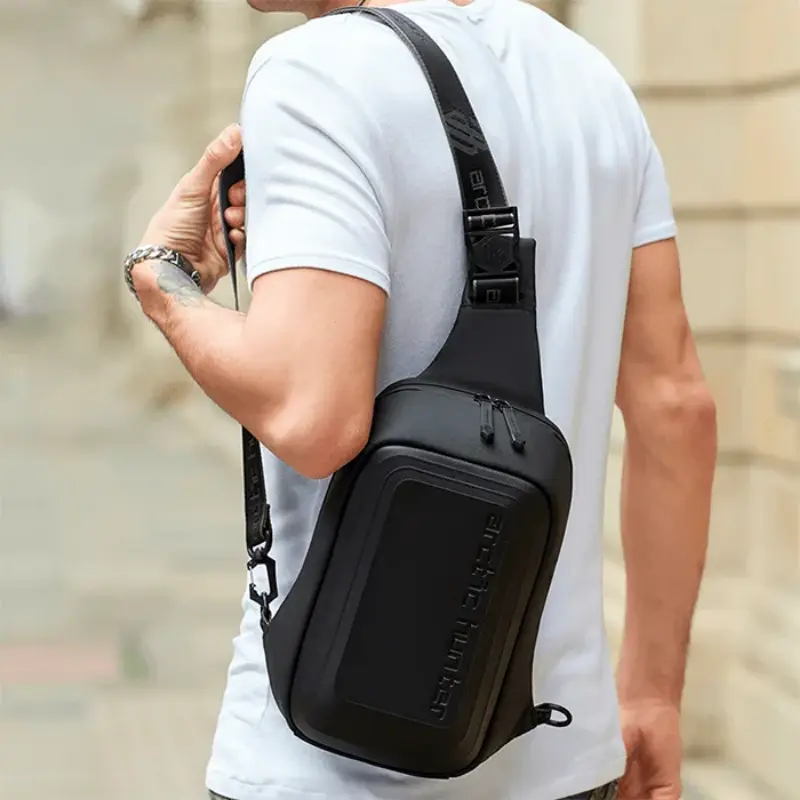 Arctic Hunter XB00126 Sling Bag for Men Shoulder Bag Stylish Hard Shell Crossbody Bag