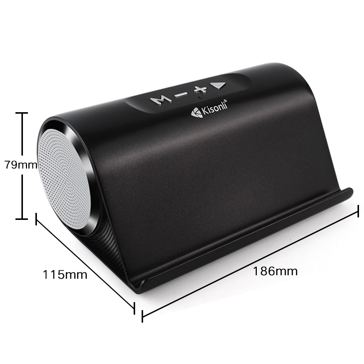 Super Bass Portable Mobile Phone Stand Speaker with BT/CALL/FM/USB/TF/AUX/ Function
