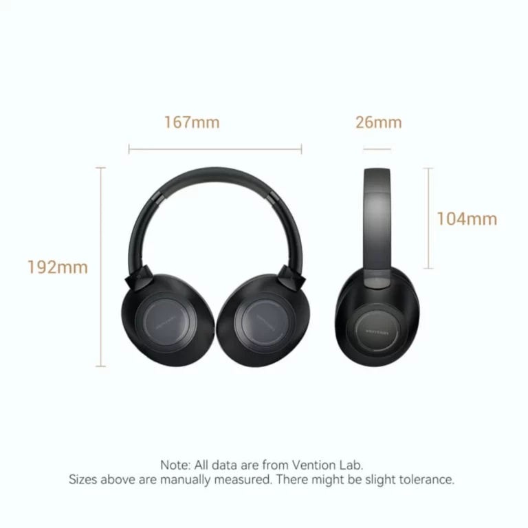 Vention SoundMate S11 Wireless On-Ear Headphones – Black