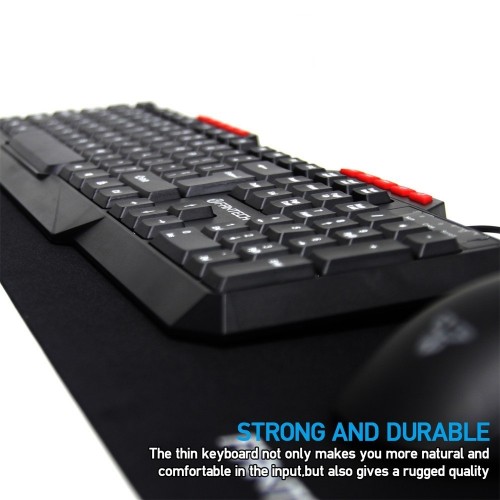 Fantech K210 Silent Multimedia USB Office Use Keyboard – Black Color